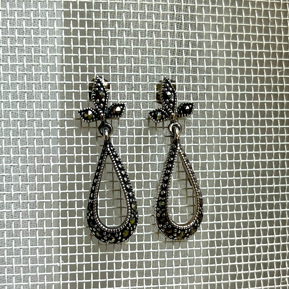 Sterling Silver Teardrop Earrings